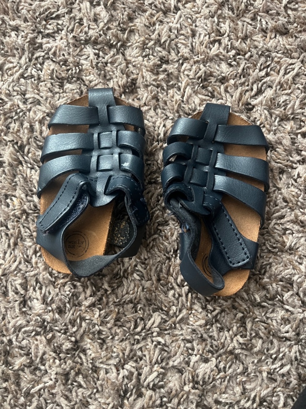 wonder nation Navy Fisherman Style Sandals